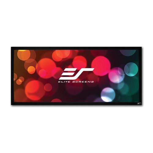 Elite Screens SableFrame 37.6 x 88.3" 2.35:1 Fixed Frame Projection Screen with AcousticPro 1080P3 Projection Surface