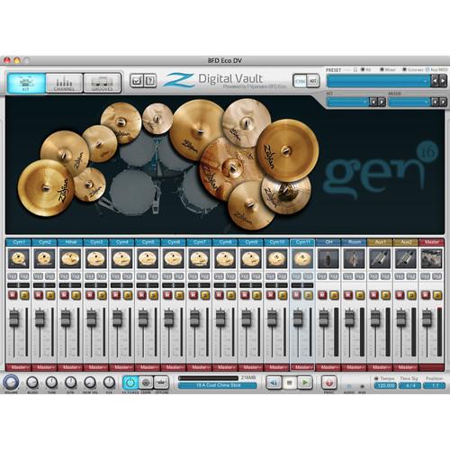 FXpansion Zildjian Digital Vault Vol.1 - Expansion Pack for BFD3, BFD Eco, BFD2