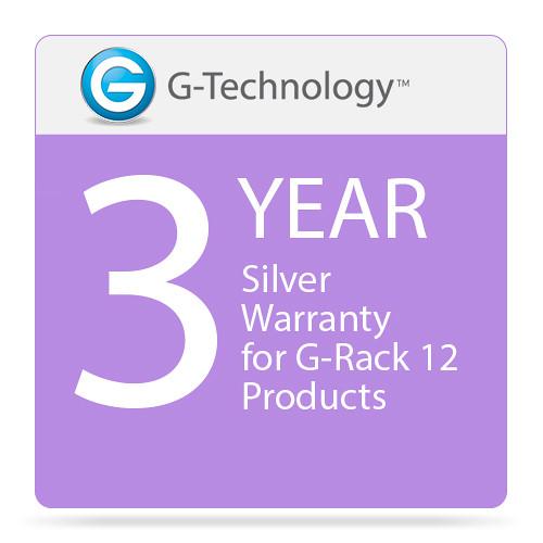 G-Technology Silver 3-Year Service Warranty for G-Rack 12 Products