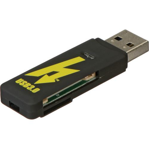 Hoodman Compact USB 3.1 Gen 1 SD & microSD Card Reader