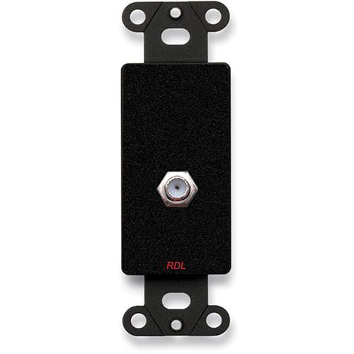 RDL Double Type F Jack on Decora Wall Plate