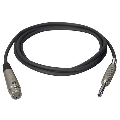 TecNec XLF-SPS-3 Premium Quality XLR-F to 1 4" TRS-M Audio Cable
