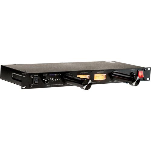 ART PS 4x4 Rackmount 8 Outlet Power Conditioner & Surge Protector - with Linear Ammeter & Voltmeter & Dual Lights