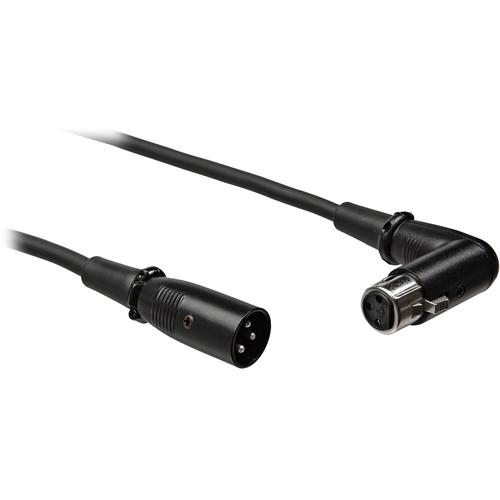 Audix XLR 3-pin Right Angle Female to Straight Male Cable - 25 Feet
