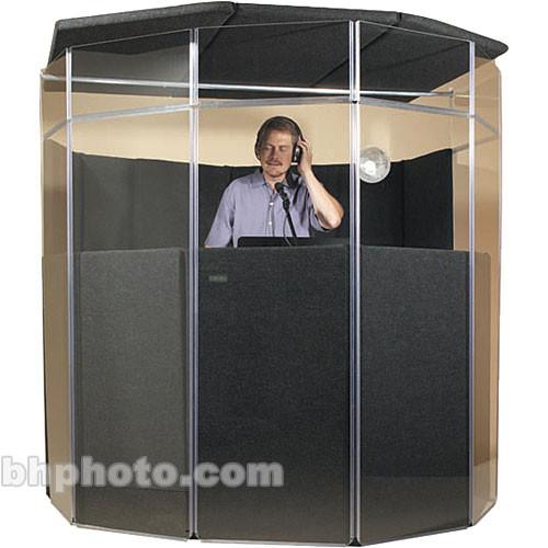 ClearSonic IsoPac E - Large Vocal Booth Kit with Dark Gray SORBERS, Lid System and Fan