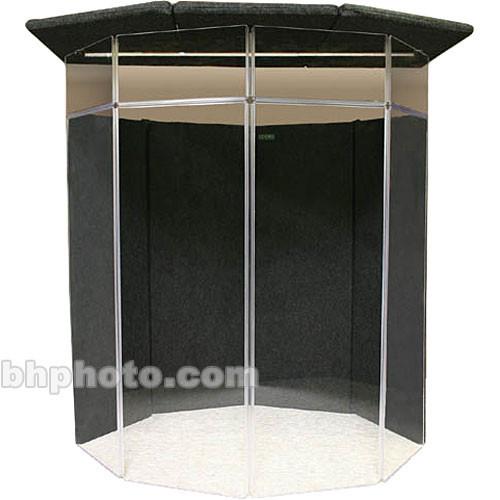 ClearSonic IsoPac F - Medium Vocal Booth Kit with Dark Gray SORBERS, Lid System and Fan