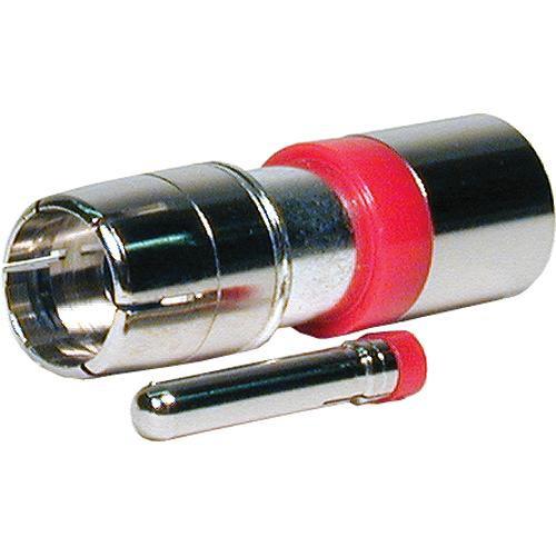Comprehensive FS59RCAR RCA EZ Series Connector for RG59 Cable- Red