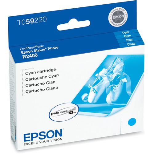 Epson UltraChrome K3 Cyan Ink Cartridge for Stylus Photo R2400 Printer