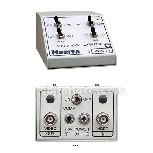 Horita VWG-50PCP PAL VITC Generator Window Inserter w RS-232, Composite, PAL