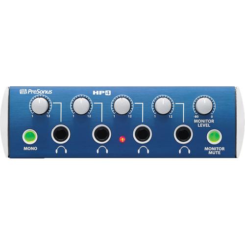 PreSonus HP4 - 4-Channel Headphone Distribution Amplifier