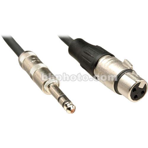 Pro Co Sound Excellines Stereo 1 4" Phone Male to XLR Female Patch Cable - 3
