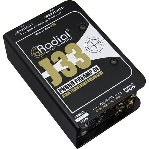 Radial Engineering J33- Turntable Preamp and Direct Box