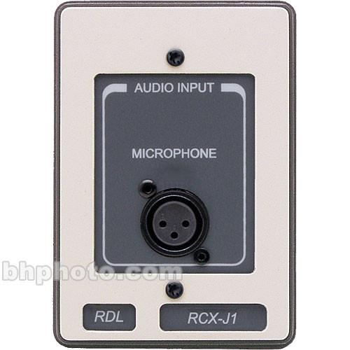 RDL RCX-J1 Microphone Input Panel Assembly