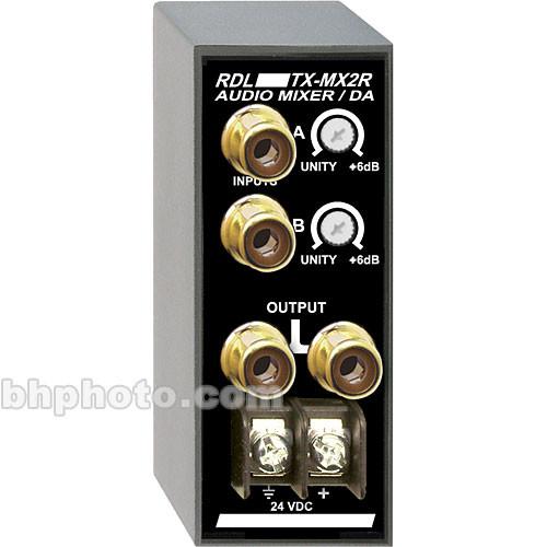 RDL TX-MX2R - Audio Mixer Distribution Amplifier