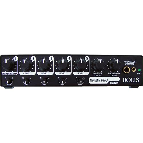 Rolls MX122 MiniMix Pro Mic Source Mixer