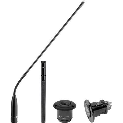 Sennheiser IS Series Gooseneck Microphone Package - Includes: MZH-3040 Gooseneck, MZT-30 XLR Flange, MZS-31 Shock-mount and