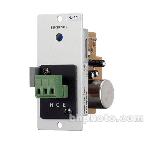 Toa Electronics L-41S - Line Matching Input Module with Mute-Send for 900 Series Amplifiers