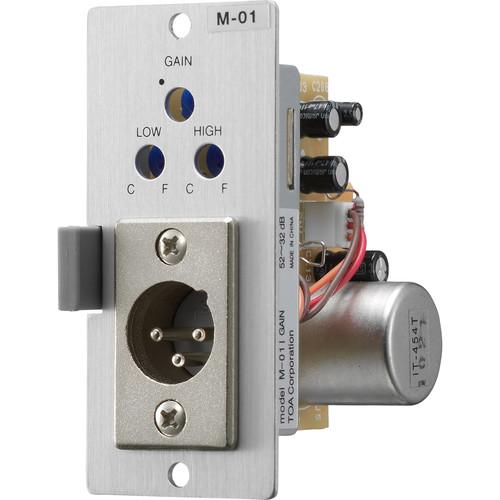 Toa Electronics M-01M - Microphone Input Module for Series 900 Amplifiers