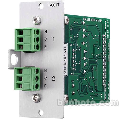Toa Electronics T-001T - Dual Line Output Module with DSP