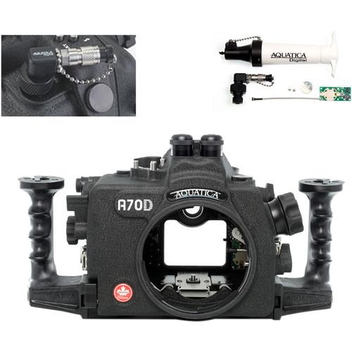 Aquatica A70D Underwater Housing for Canon EOS 70D with Vacuum Check System