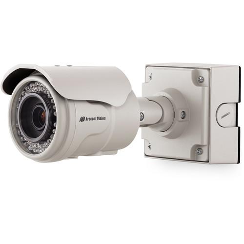 Arecont Vision MegaView 2 Series 3MP Indoor Outdoor Vandal-Resistant IR Day Night Bullet IP Camera with 3 to 9mm P-Iris Lens and SD Card Slot