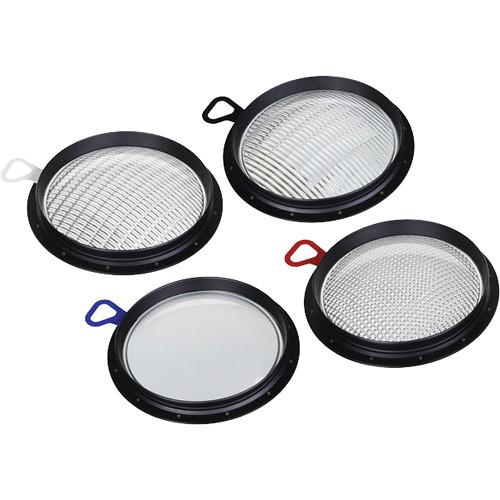 Broncolor Set of Four PAR Lenses for PAR Reflector for HMI F1600