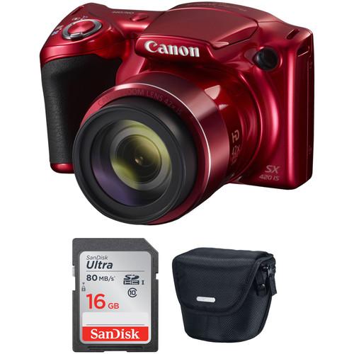 Canon PowerShot SX420 IS Digital Camera with Free Accessory Kit