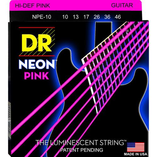 DR Strings NEON Hi-Def Pink Coated