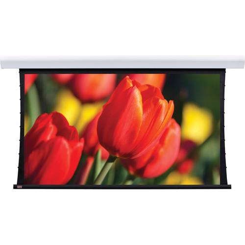 Draper 107246SCQLP Silhouette Series V 96 x 96" Motorized Screen with Low Voltage Controller, Plug & Play, and Quiet Motor