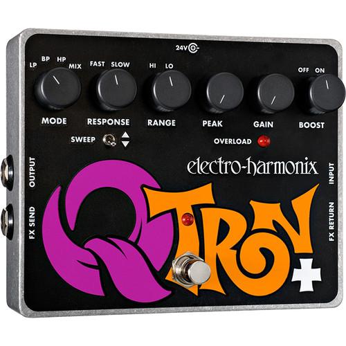Electro-Harmonix Q-Tron Plus Envelope Filter Pedal with Effects Loop and Attack Response Switch