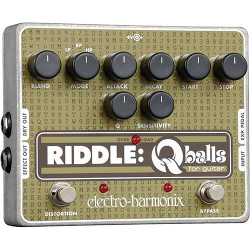 Electro-Harmonix RIDDLE Q-Balls Envelope Filter Pedal for Guitar