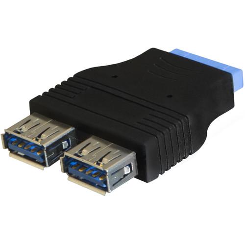 Kingwin KW-2USB3A 2-Port Internal USB 3.1 Gen 1 Type-A Female to 20-Pin MB Adapter