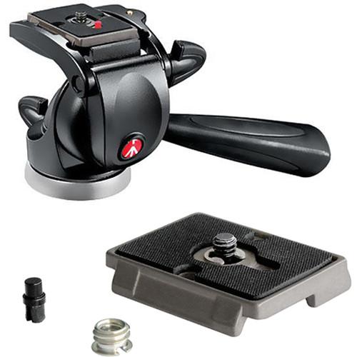 Manfrotto 391RC2 3-Way, Pan-and-Tilt Head Kit with 200PL-14 and 200PL Quick Release Plates