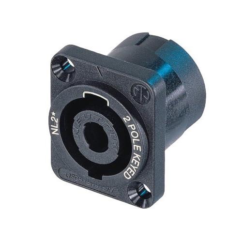 Neutrik NL2MP SpeakON 2-Pole Male Chassis Connector