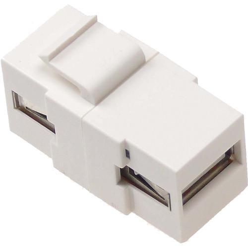 NTW USB 2.0 A A Snap-in Keystone Coupler Jack
