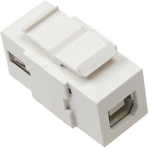 NTW USB 2.0 A B Snap-in Keystone Coupler Jack