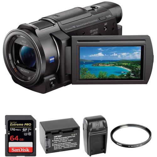 Sony FDR-AX33 4K Camcorder Basic Kit