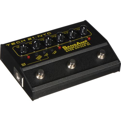 TECH 21 SansAmp Programmable Bass Driver DI Pedal