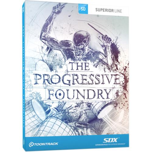 Toontrack The Progressive Foundry SDX Rock Metal Drum Expansion for Superior Drummer 2.0