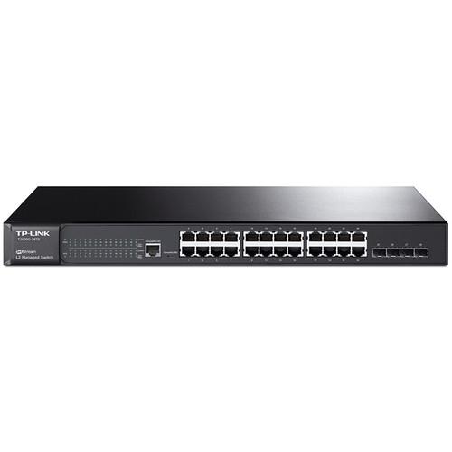 TP-Link T2600G-28TS JetStream 24-Port Gigabit L2 Managed Switch with 4 SFP Slots