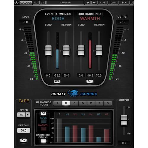 Waves Cobalt Saphira - Harmonics Shaping Plug-In