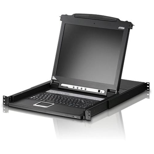 ATEN CL1008M 8-Port 17" Single Rail LCD KVM Console