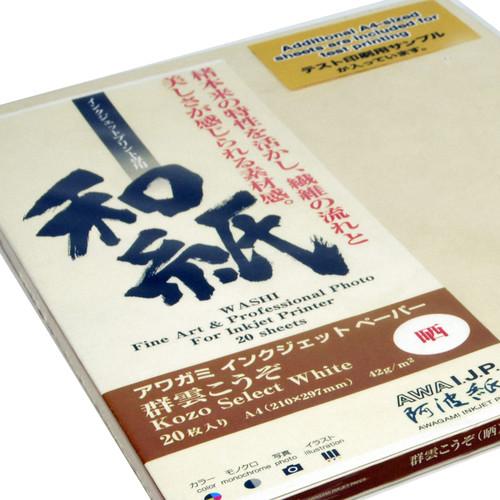 Awagami Factory Murakumo Kozo Select White Paper