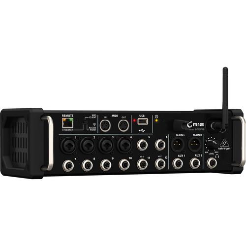 Behringer X Air XR12 12-Input Digital Mixer for iPad Android Tablets with Wi-Fi and USB Recorder
