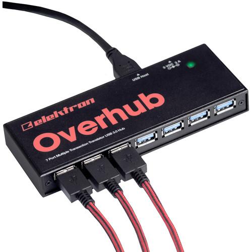 Elektron Overhub 7-Port Multiple Transaction Translator USB 3.1 Gen 1 Hub for Overbridge Software