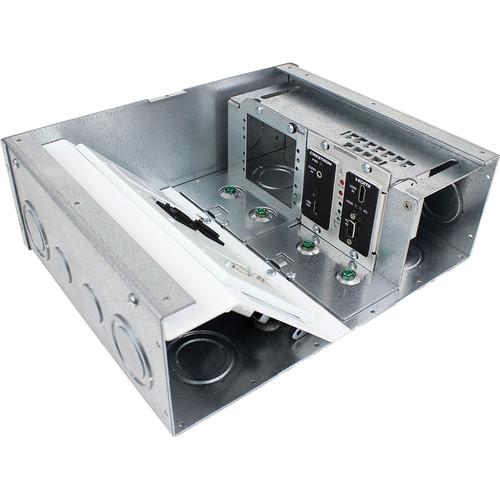 FSR Crestron DM-TX Bracket and Blank Plate for FL-500 540 4" Floor Box