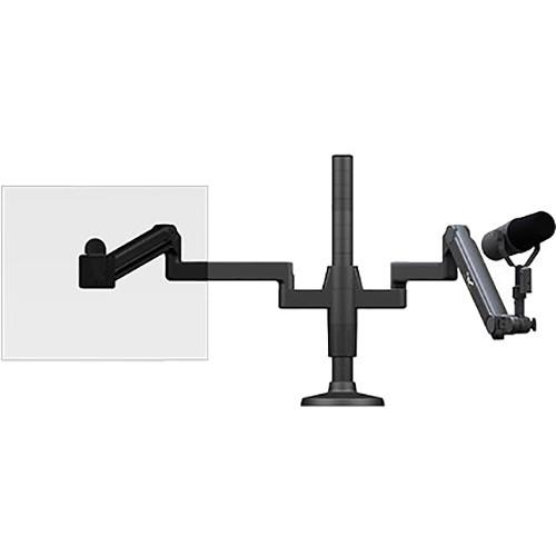 O.C. White Ultima Single Monitor Arm & Microphone Boom SMS Package