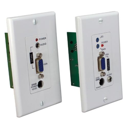 QVS VA-EWP VGA UXGA Audio Video over CAT5e Wall-Plate Extender Kit