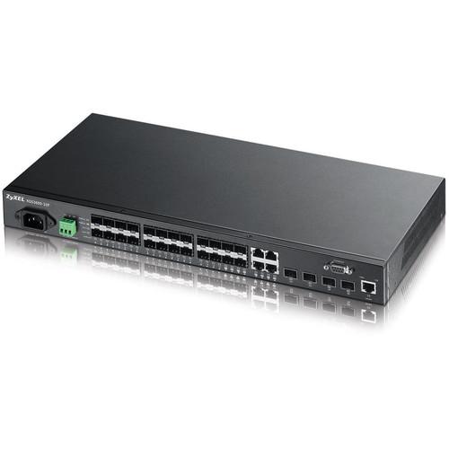 ZyXEL XGS3600 Series 24-Port GbE Layer 2 Switcher with Four GbE Combo Ports and Four 10G Fiber Ports