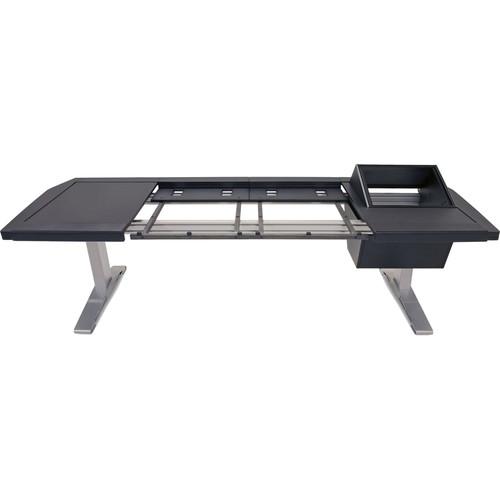 Argosy Eclipse 2-Bucket Console Workspace for Avid S6 Workstation with Left Side Desk Surface and Right Side 8 RU Black,